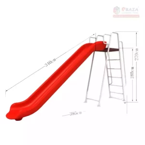 Outdoor Plastic Slide with the height of 1.8m