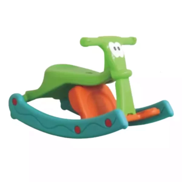 Ebaza Garden Toys: 2 in 1 Plastic Rocking Horse and Baby Chair Toy