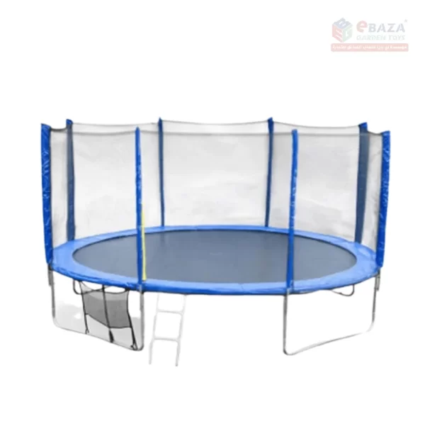 Ebaza Garden Toys: 12ft Large Outdoor Trampoline with Safety Net