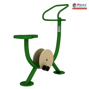 Outdoor Pedal Bike by Ebaza Gardens, designed for low-impact cardio workouts in parks and outdoor gyms, available for delivery and installation in Saudi Arabia.