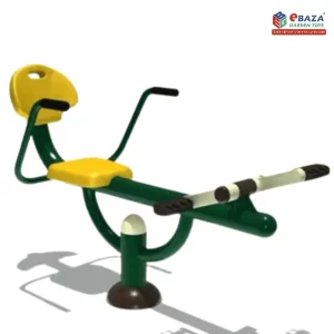 Single Leg Press Machine by Ebaza Gardens, designed for outdoor lower body strength training, available for delivery and installation in Saudi Arabia.